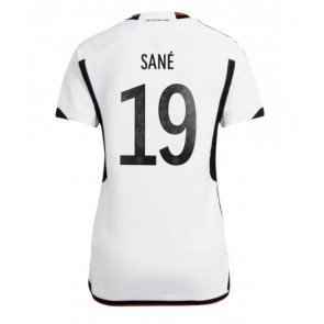 Niemcy Leroy Sane #19 Koszulka Podstawowych Kobiety MŚ 2022 Krótki Rękaw